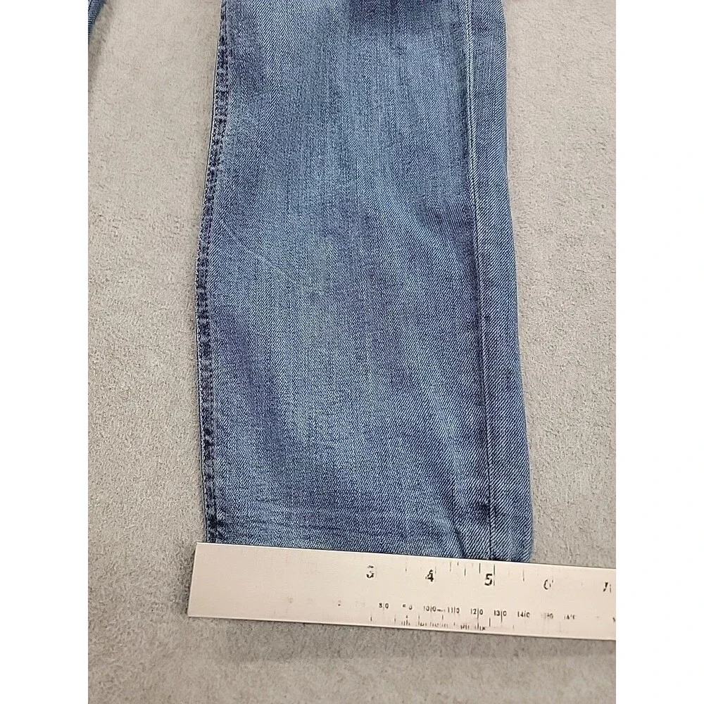 Diesel Jeans Straight Mens 30 29x32 Slim Skinny Sleenker Distressed Blue Stretch